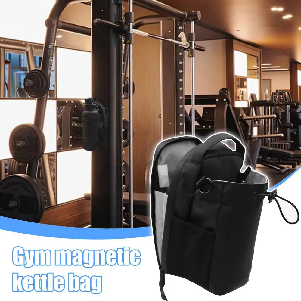 Magnetic Water Bottle Bag Gym-Specific Water Cup Holder Gym Bag with Strong Magnet for Travel Work Outdoor Sports and Activities