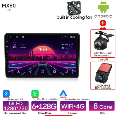 Android 15 For Citroen C2 C3 2001 2003 - 2010 GPS Navigation Multimedia Player Radio Stereo Wireless CarPlay Auto Wifi No 2din