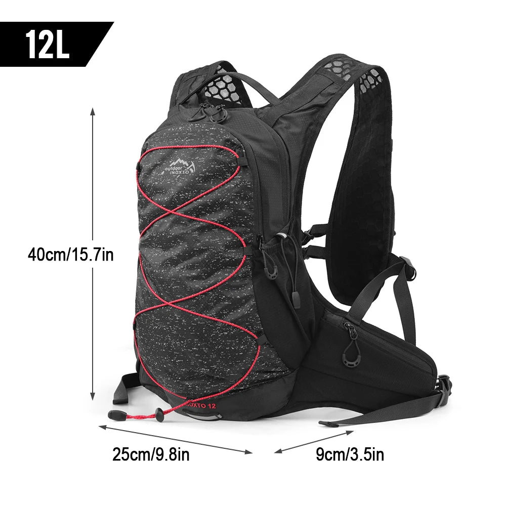 12L Outdoor Running Backpack Bicycle Sports Vest Ultralight Riding Bag Women Men Breathable Jogging Sport Backpack For Camping