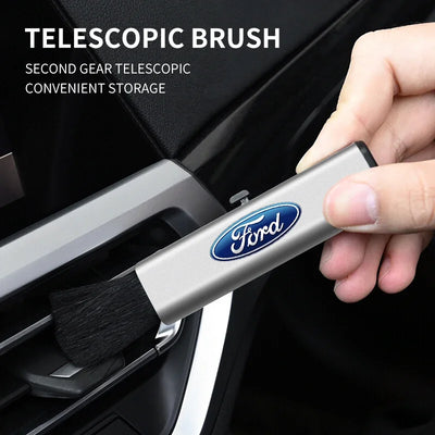 Car Telescopic Plastic Handle Wool Small Brush For Ford Focus mk2 mk3 Fiesta mk7 Ranger Mondeo mk4 S-MAX Kuga Mustang Auto Goods