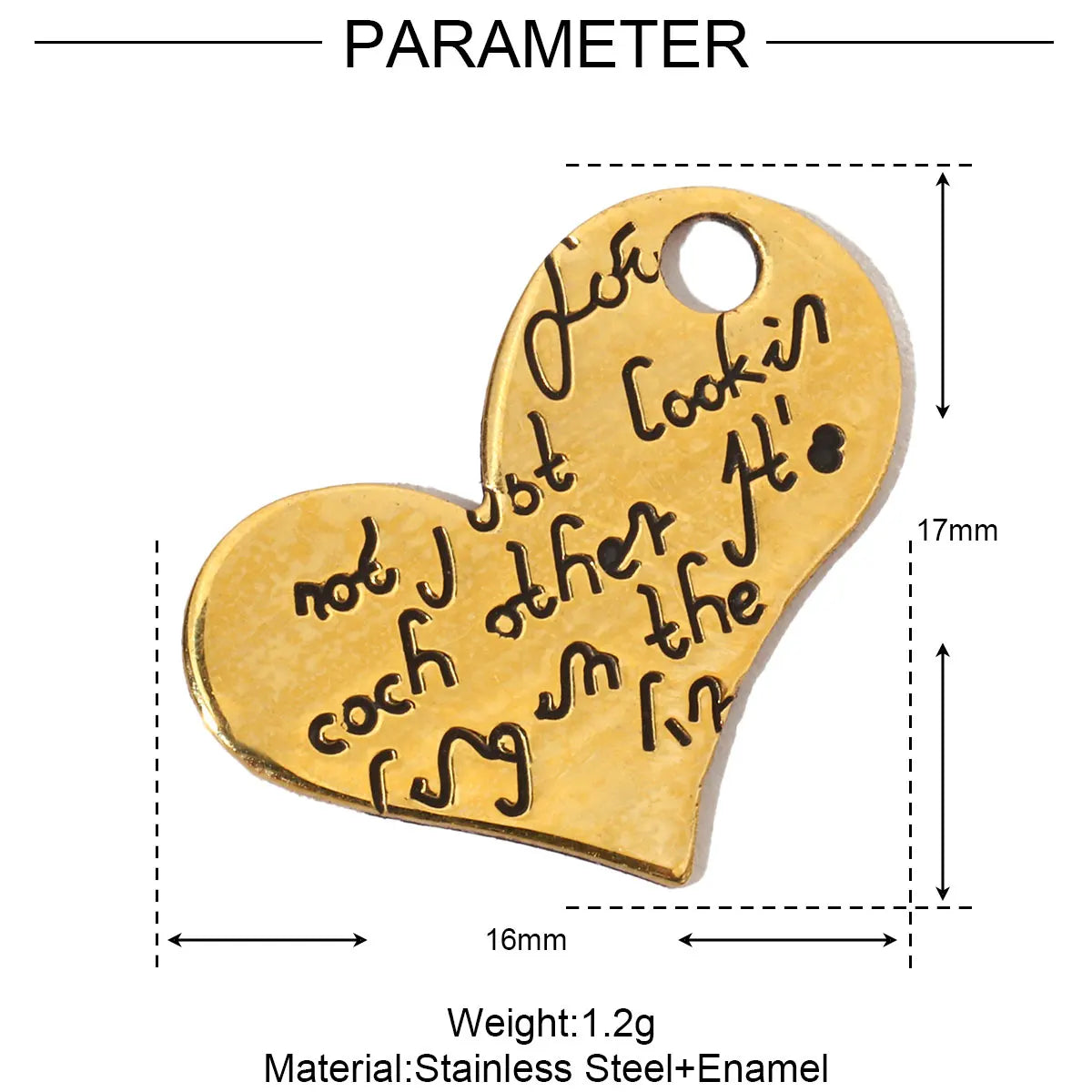 3pcs/Lot French Antique Stone Heart Stainless Steel Bracelet Diy Charms Women Love Necklace Pendant Lock Jewelry