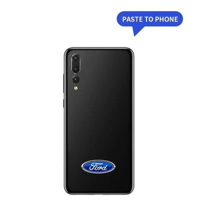 Car Logo Door Handle Sticker Auto One-click Start Button Decal For Ford Kuga Focus Fiesta Ecosport Mondeo Fusion Transit Pendant