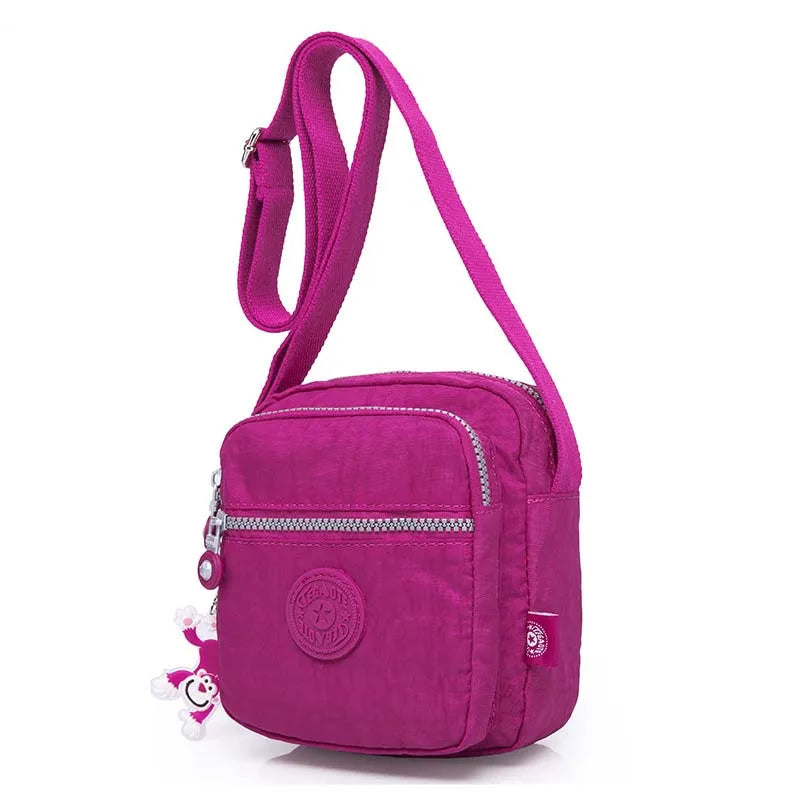 TEGAOTE High Quality Waterproof Men Women Shoulder Messenger Bag Cross Body Phone Purse Lightweight Blue Black Red Purple