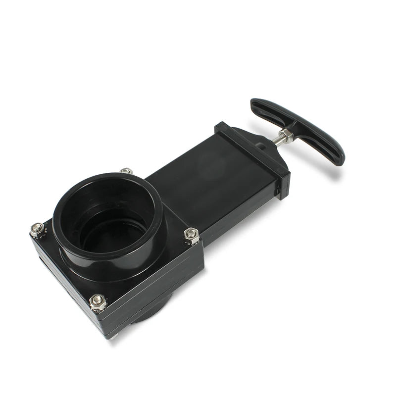 Dream RV 2-inch Waste Valve Body With Metal Handle Mess-free Waste Valve For RV